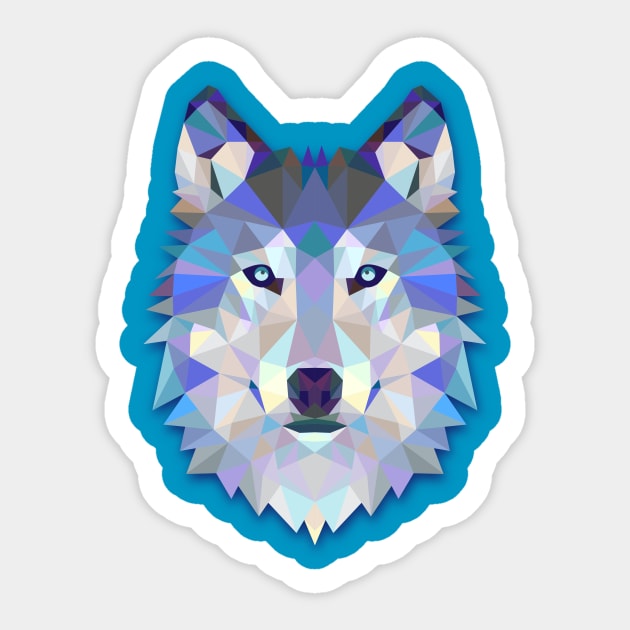 Wolf Sticker by Garlicky